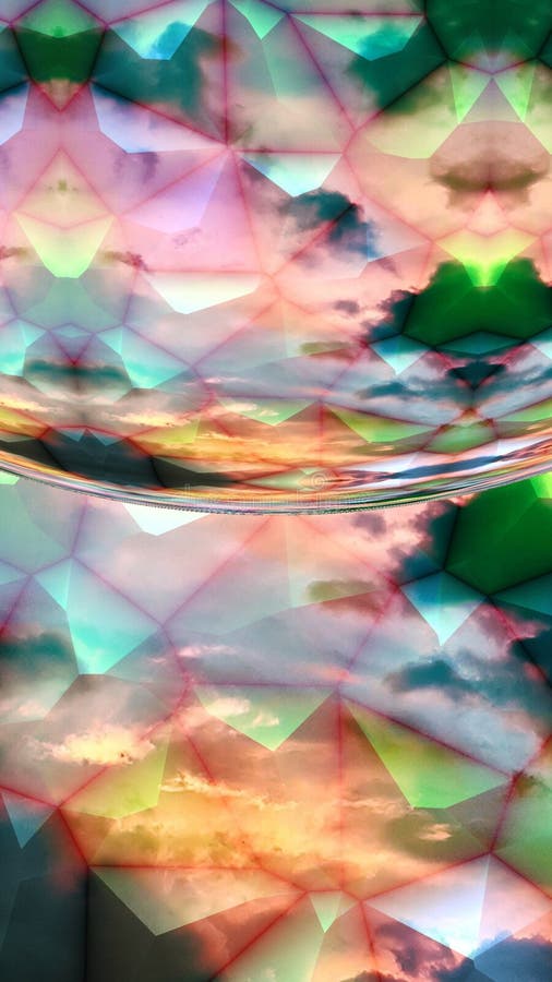 Sfondi Web astratti generati dai computer Ai Generano Sfondi Web astratti I colori le sfocature immagine stock libera da diritti