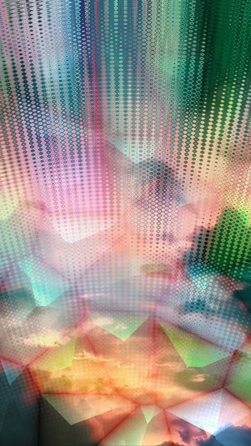 Sfondi Web astratti generati dai computer Ai Generano Sfondi Web astratti I colori le sfocature fotografia stock