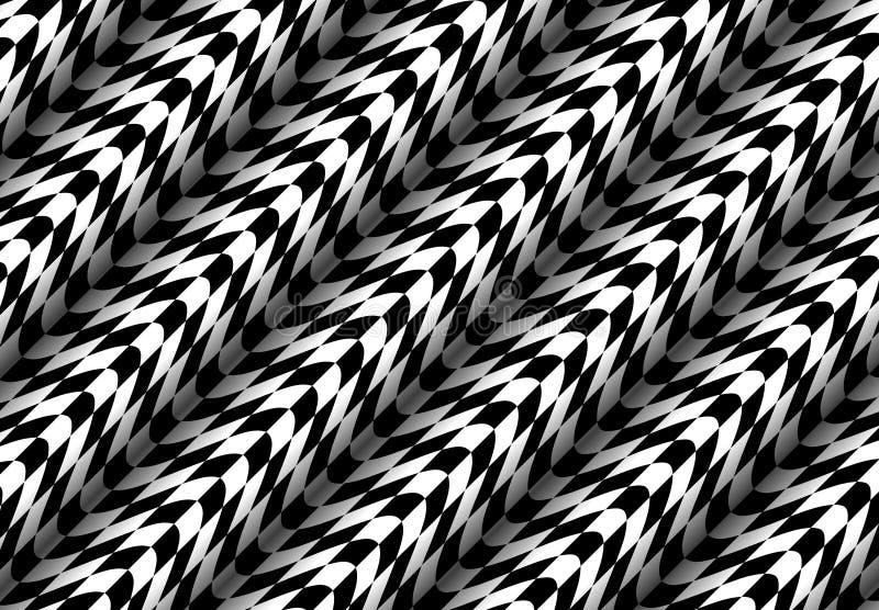 Sfondo astratto 3d nero e bianco illustrazione vettoriale