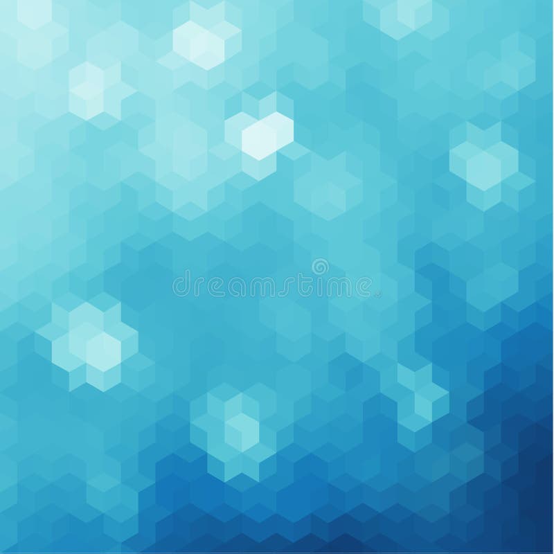 Abstract mosaic geometric blue background. Abstract mosaic geometric blue background