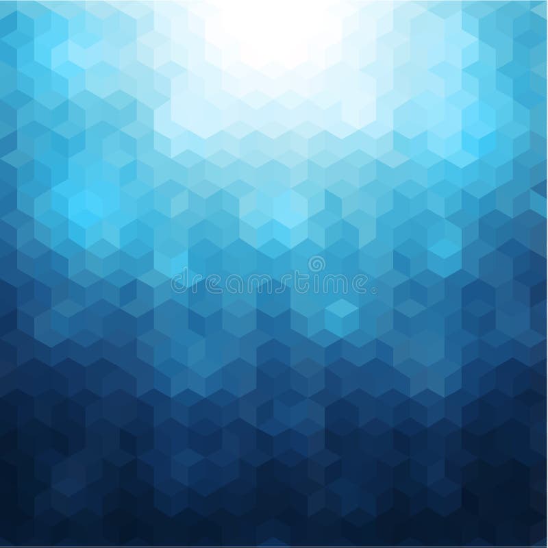 Abstract mosaic geometric blue background. Abstract mosaic geometric blue background