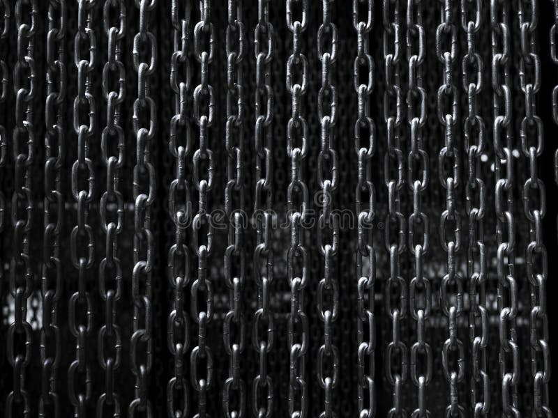 Sfondo catena. catena di trama a grunge a contrasto elevato astratto. immagini stock