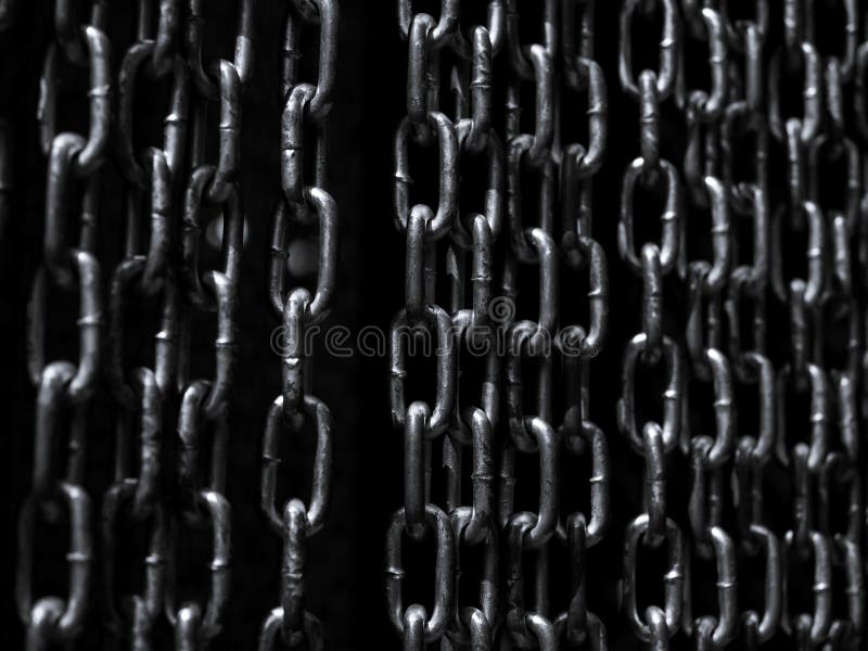 Sfondo catena. catena di trama a grunge a contrasto elevato astratto. immagine stock