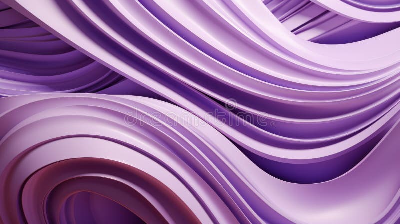 a photorealistic design featuring three curved lines in playful streamlined forms on a dusty purple background. the extruded detailing creates graceful forms that interact with the color and imitated material for a stunning visual effect. ai generated. a photorealistic design featuring three curved lines in playful streamlined forms on a dusty purple background. the extruded detailing creates graceful forms that interact with the color and imitated material for a stunning visual effect. ai generated