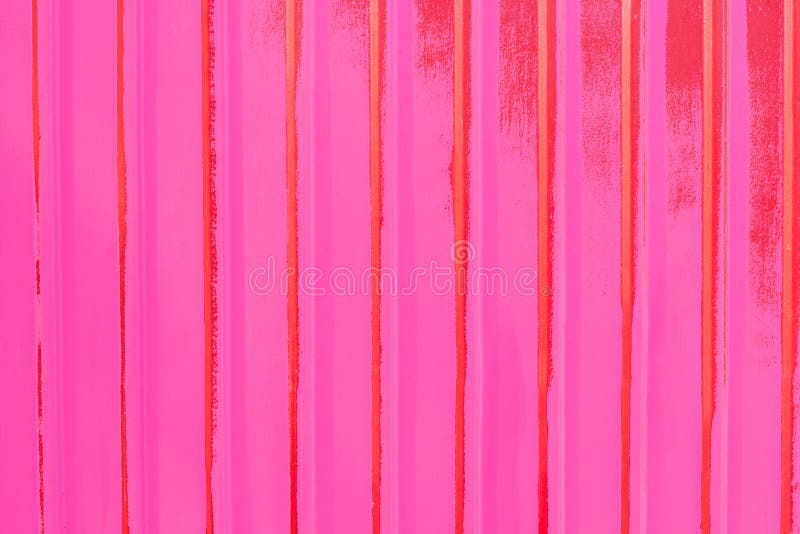 Pink metal shutter door background. Yellow garage gate, metal material, steel. Pink metal shutter door background. Yellow garage gate, metal material, steel