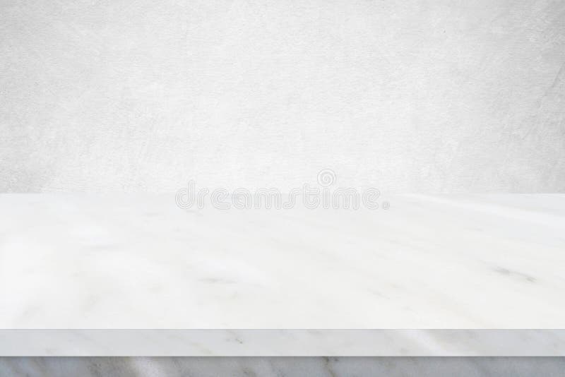 Sfondo della superficie della tavola di marmo prospettico, piano della tavola di marmo grigio e bianco per lo sfondo del display