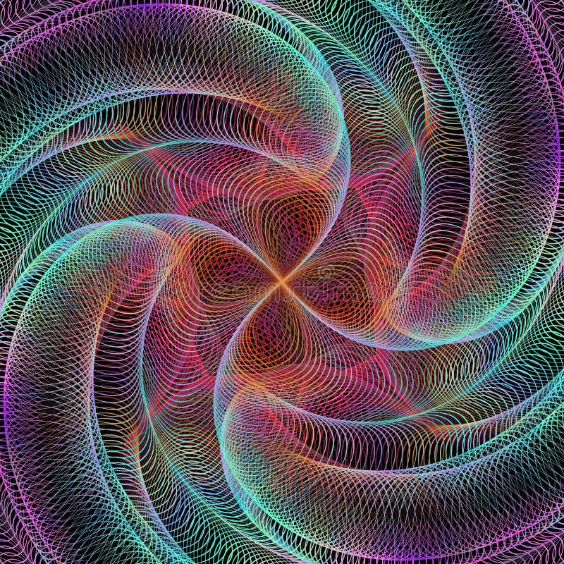Sfondo di arte digitale generato dal computer royalty illustrazione gratis
