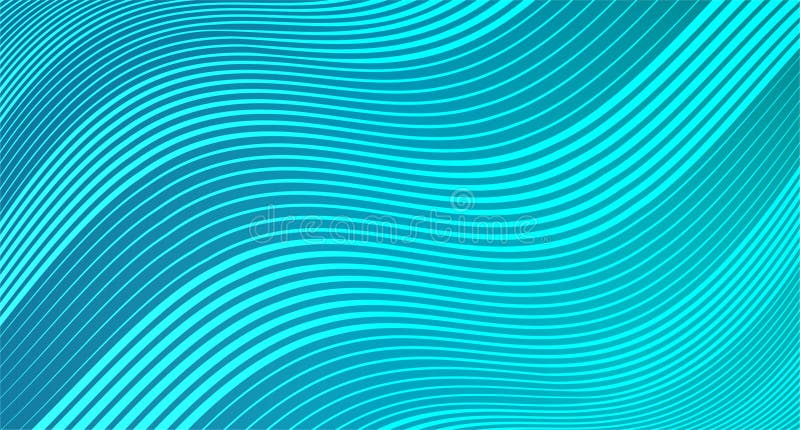 Sfondo di linee di curva colorata astratte033 illustrazione di stock