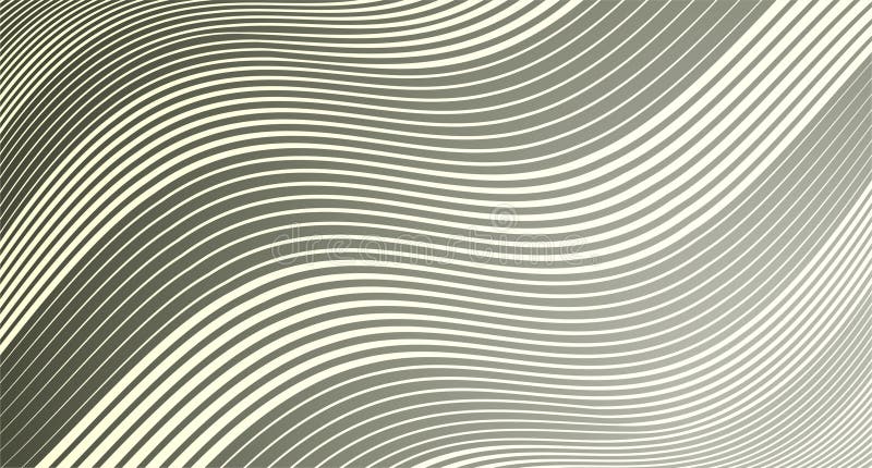 Sfondo di linee di curva colorata astratte037 illustrazione di stock