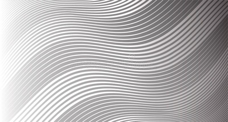 Sfondo di linee di curva colorata astratte019 illustrazione di stock