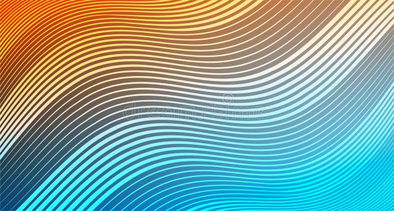 Sfondo di linee di curva colorata astratte021 royalty illustrazione gratis