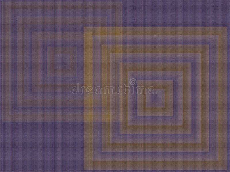 Sfondo di quadratini concentrici intersecati con pattern di tappeto con sfondo di trama di trama illustrazione vettoriale