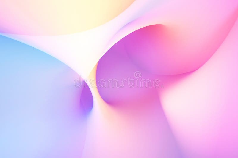 Sfondo digitale abstract colorato con il modello di forme soft illustrazione di stock