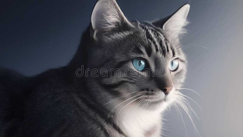 Sfondo disegno ai. Carta da parati per gatti. sfondo telefono e computer. generati con l'ausilio della diffusione dell'aria. livello di qualità superiore dei capolavori mirati e maggiore proporzione di trashwarehouse