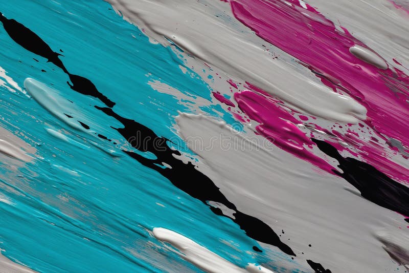 Sfondo espressionistico astratto con trama pitture colorate. Generativo AI fotografia stock libera da diritti