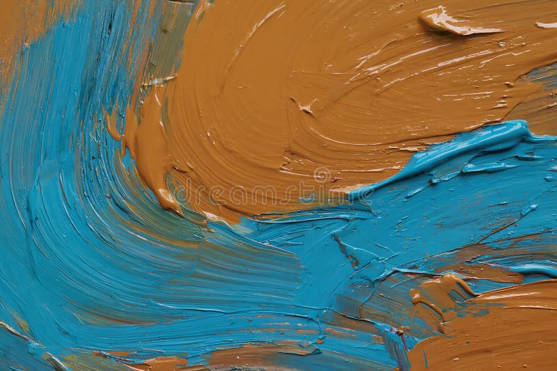 Sfondo espressionistico astratto con trama pitture colorate. Generativo AI fotografia stock libera da diritti