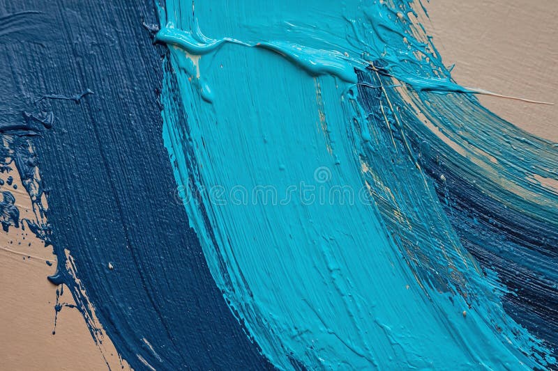 Sfondo espressionistico astratto con trama pitture colorate. Generativo AI immagini stock libere da diritti