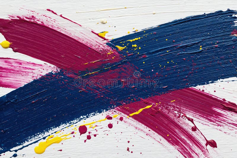 Sfondo espressionistico astratto con trama pitture colorate. Generativo AI immagine stock libera da diritti