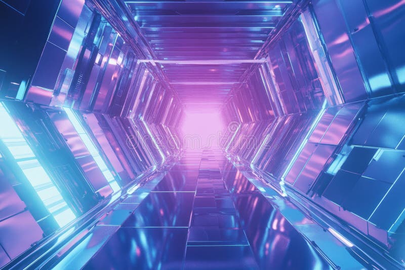 Sfondo futuristico 3D con piastrelle esagonali che aumentano e cadono gradualmente come un'immagine digitale immagine stock