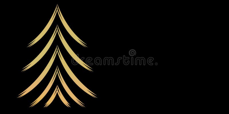 Sfondo illustrato con l'albero di Natale royalty illustrazione gratis Sfondo illustrato con l'albero di Natale royalty illustrazione gratis