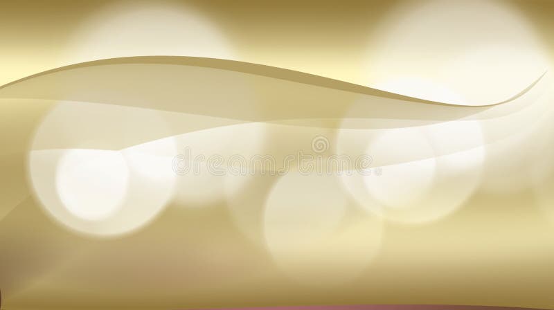 Sfondo marrone chiaro con linee trasparenti ondulate. bokeh in sottofondo royalty illustrazione gratis