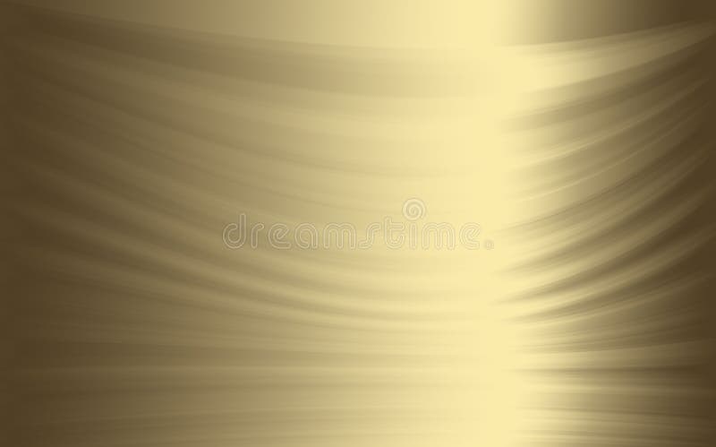 Sfondo marrone chiaro. gradiente. linee orizzontali ondulate. linea orizzontale ondulata sfumatura elegante marrone chiaro. tessuto satinoso. ombre di sabbia. pieghe con una guaina dorata.