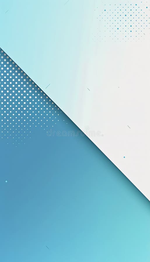 Sfondo minimalista con schema di colore bianco e blu, progettazione geometrica astratta illustrazione di stock