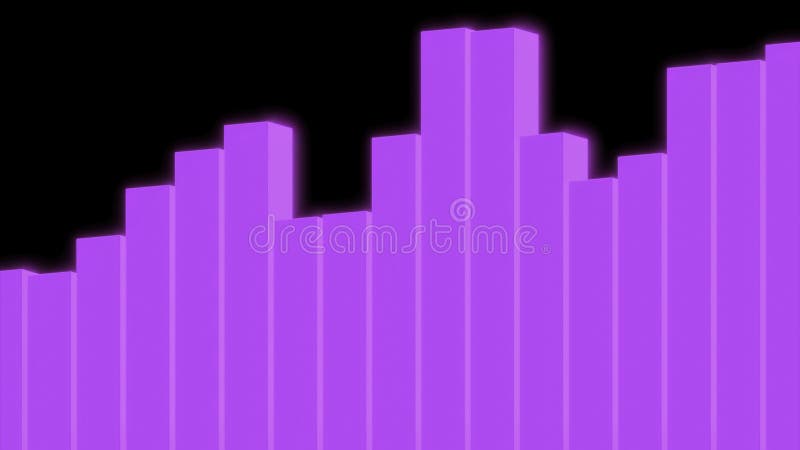 Sfondo nero. designa grafico rosa luminoso in animazione oscillante in direzioni diverse. immagini 4k di alta qualità