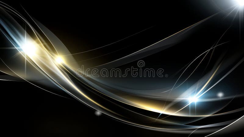 Sfondo ondulato nero astratto concepito e dinamico che vanta un effetto texturistico mescolante immagini stock libere da diritti