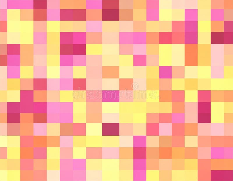 Un modello astratto geometrico con una griglia di quadratini multicolori. Ogni quadrato ha un design a strati con forme concentriche in colori come il rosso color arancio e il marrone. La trama appare indossata con un'annata o un effetto retrorifratto. La disposizione è regolare per creare un motivo visivo ripetitivo che enfatizza simmetria e bilanciamento. Il design può essere paragonato all'arte moderna di mezzo secolo o alle tegole decorative adatte ad ambienti artistici creativiSfondo retroattivo con quadratini. Sfondo stile retroattivo con quadratini di dimensioni diverseAl generato