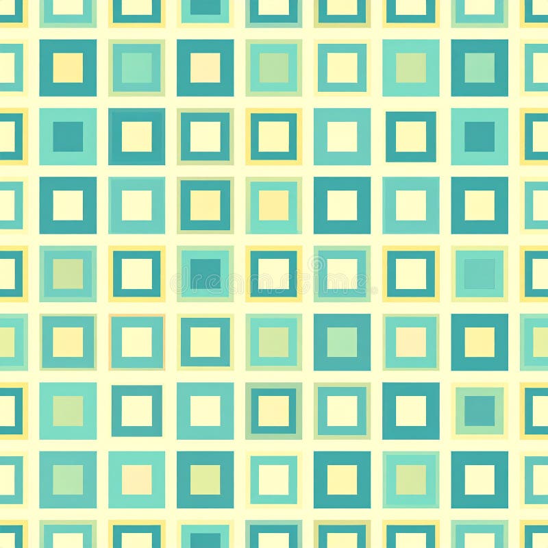 Sfondo retroattivo con quadratini. Sfondo stile retroattivo con quadratini di dimensioni diverse illustrazione vettoriale