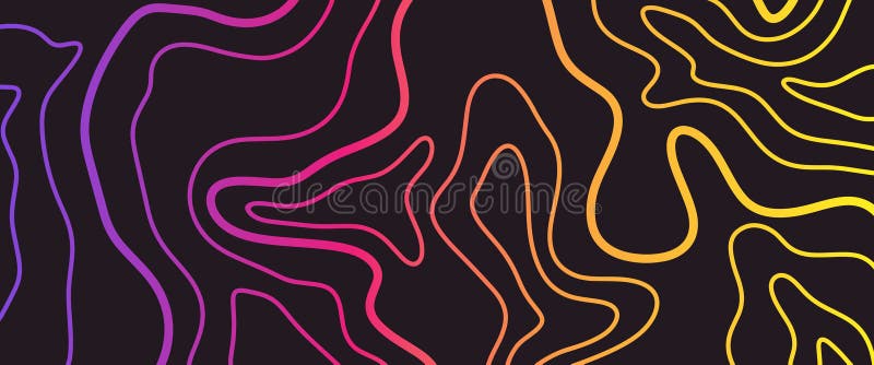 Sfondo topografico astratto neuristico futuristico illustrazione di stock