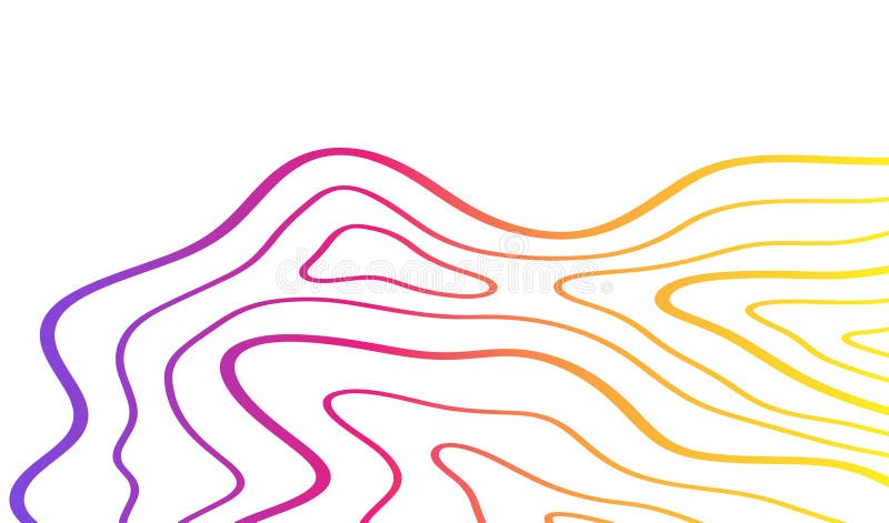 Sfondo topografico astratto neuristico futuristico royalty illustrazione gratis