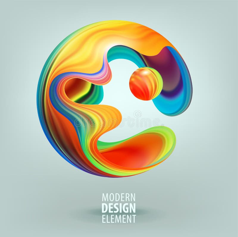 Sfär för datordiagram som dekoreras med kronblad 3d och designbeståndsdelar inom Vektorillustration av logoen för din design vektor illustrationer Sfär för datordiagram som dekoreras med kronblad 3d och designbeståndsdelar inom Vektorillustration av logoen för din design vektor illustrationer