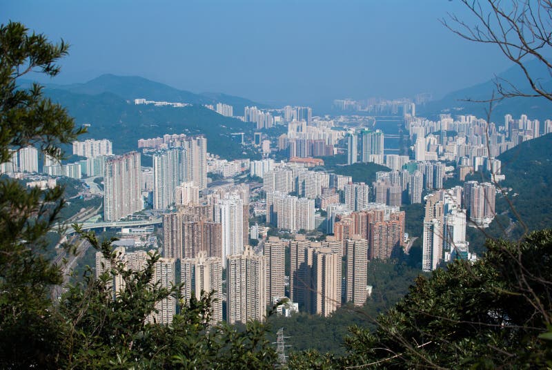 Sha Tin Town von Hong Kong lizenzfreie stockfotografie Sha Tin Town von Hong Kong lizenzfreie stockfotografie