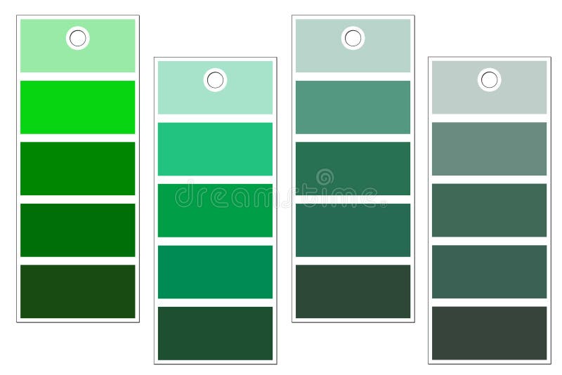 shades of green shades of green