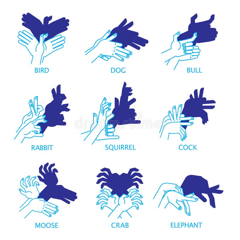 Hand Shadow Puppets Stock Illustrations – 45 Hand Shadow Puppets Stock  Illustrations, Vectors & Clipart - Dreamstime