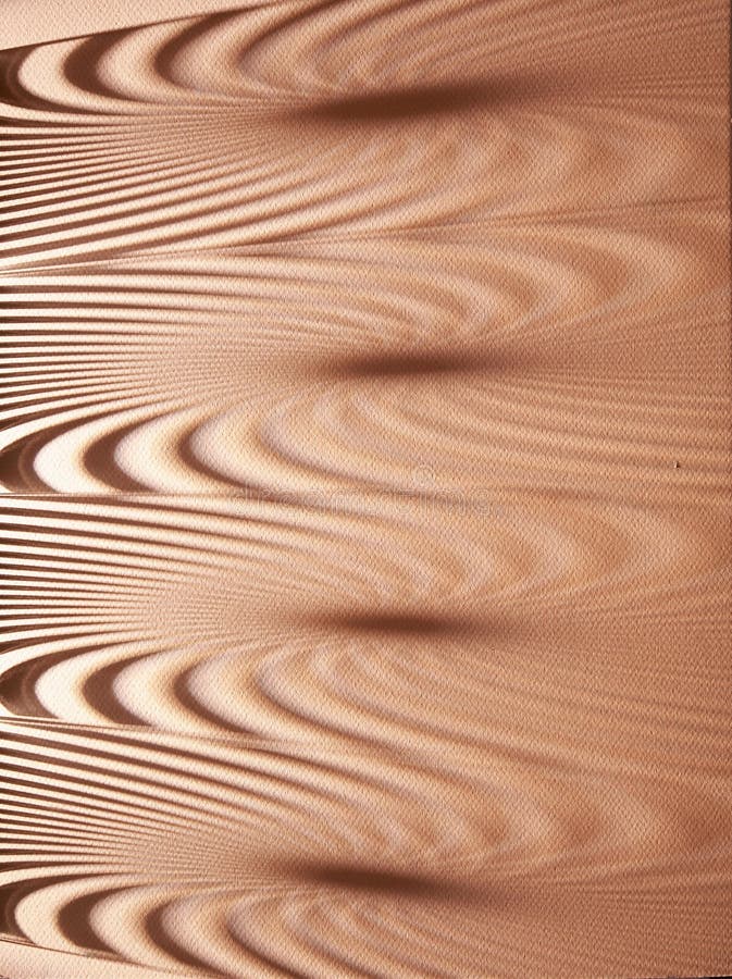 Shadow pattern of wavy lines