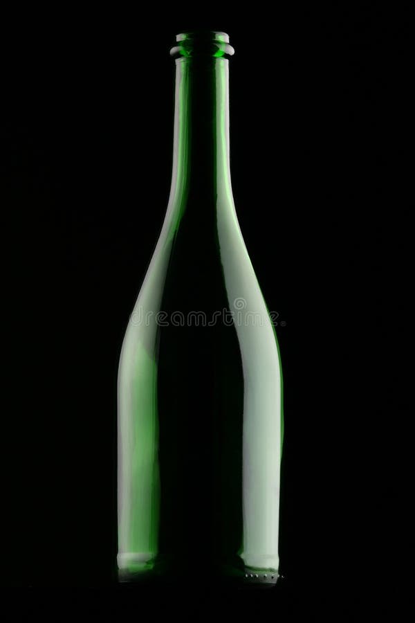 Shadowed Wine Bottle