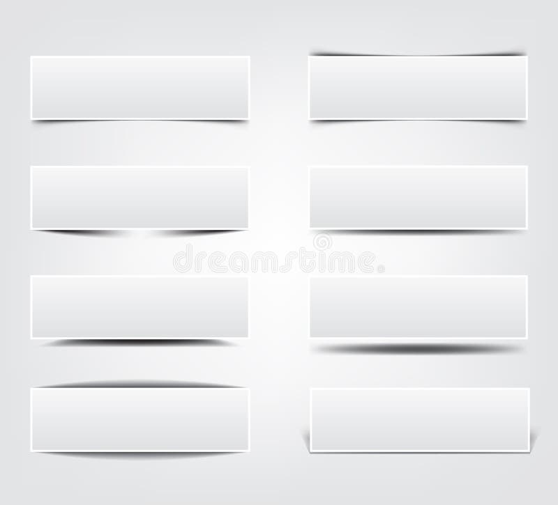 Shadows set royalty free illustration Shadows set royalty free illustration