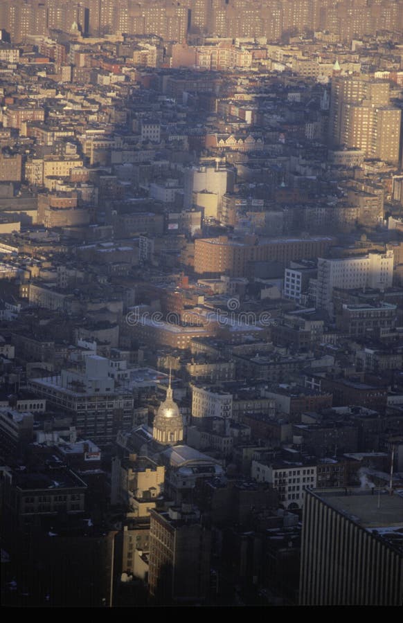 Shadows of World Trade Towers over New York City, NY stock images Shadows of World Trade Towers over New York City, NY stock images