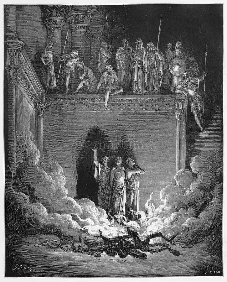 Shadrach, Meshach i Abednego, obraz royalty free Shadrach, Meshach i Abednego, obraz royalty free