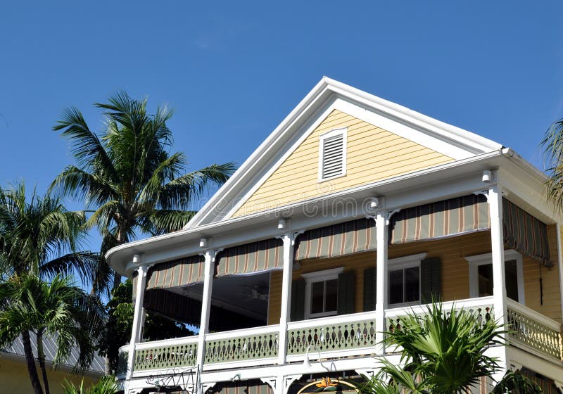 Shady Balcony royalty free stock images