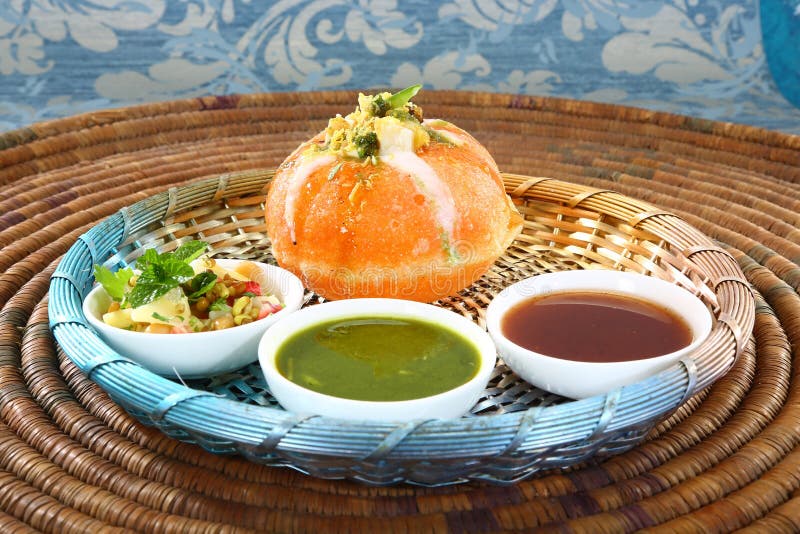 Shahi Raj Kachori - katchori filled with potato stock image