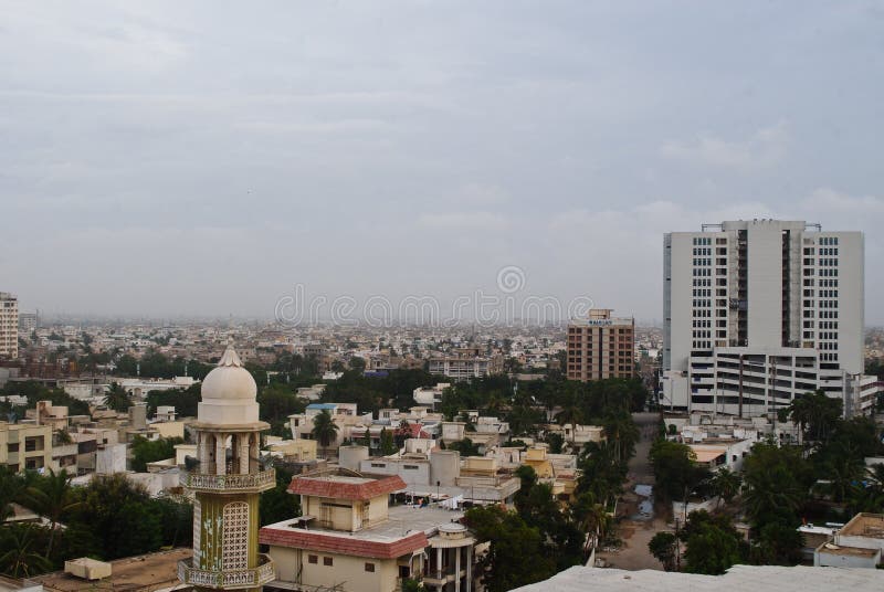 Shahrah E Faisal Karachi stock photos