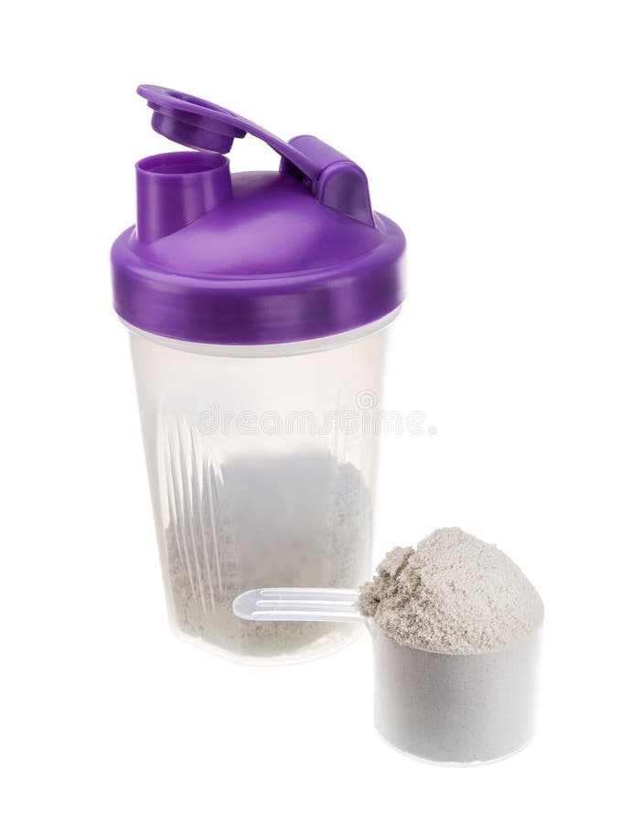 Shaker med protein för idrottsman nen Muskeltillväxt arkivfoto Shaker med protein för idrottsman nen Muskeltillväxt arkivfoto