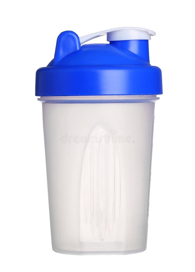 Shaker for Protein Powder Isolated on White Stock Image Image of isolated, protein 56452451