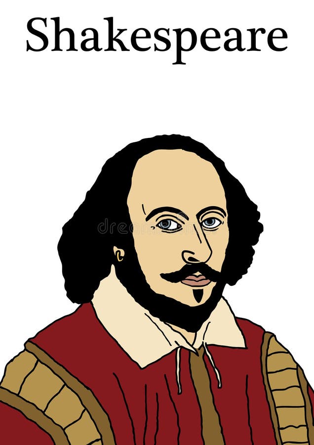 Shakespeare 2 vektor illustrationer Shakespeare 2 vektor illustrationer