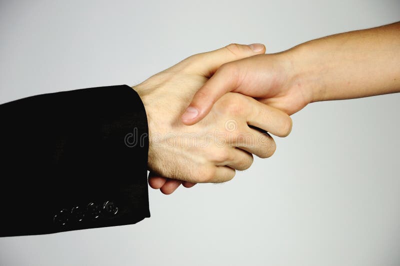 Shaking hands