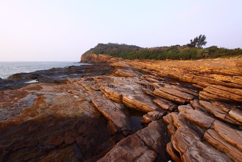 Shale in the Tung Ping Chau, Hong Kong.